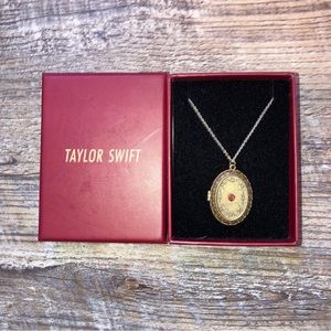 Taylor Swift We'll Run Gold Locket Necklace RED (TAYLOR'S VERSION) ALBUM COLLECT